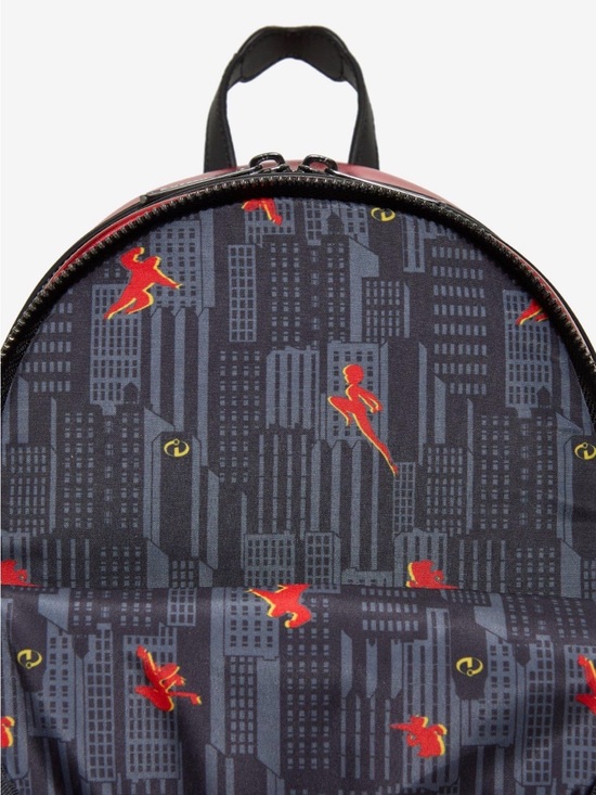 Loungefly Disney Pixar The Incredibles Family Metallic Mini Backpack